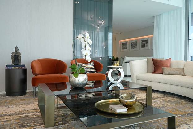 майами кондо дизайн - резиденции шато от dkor interiors